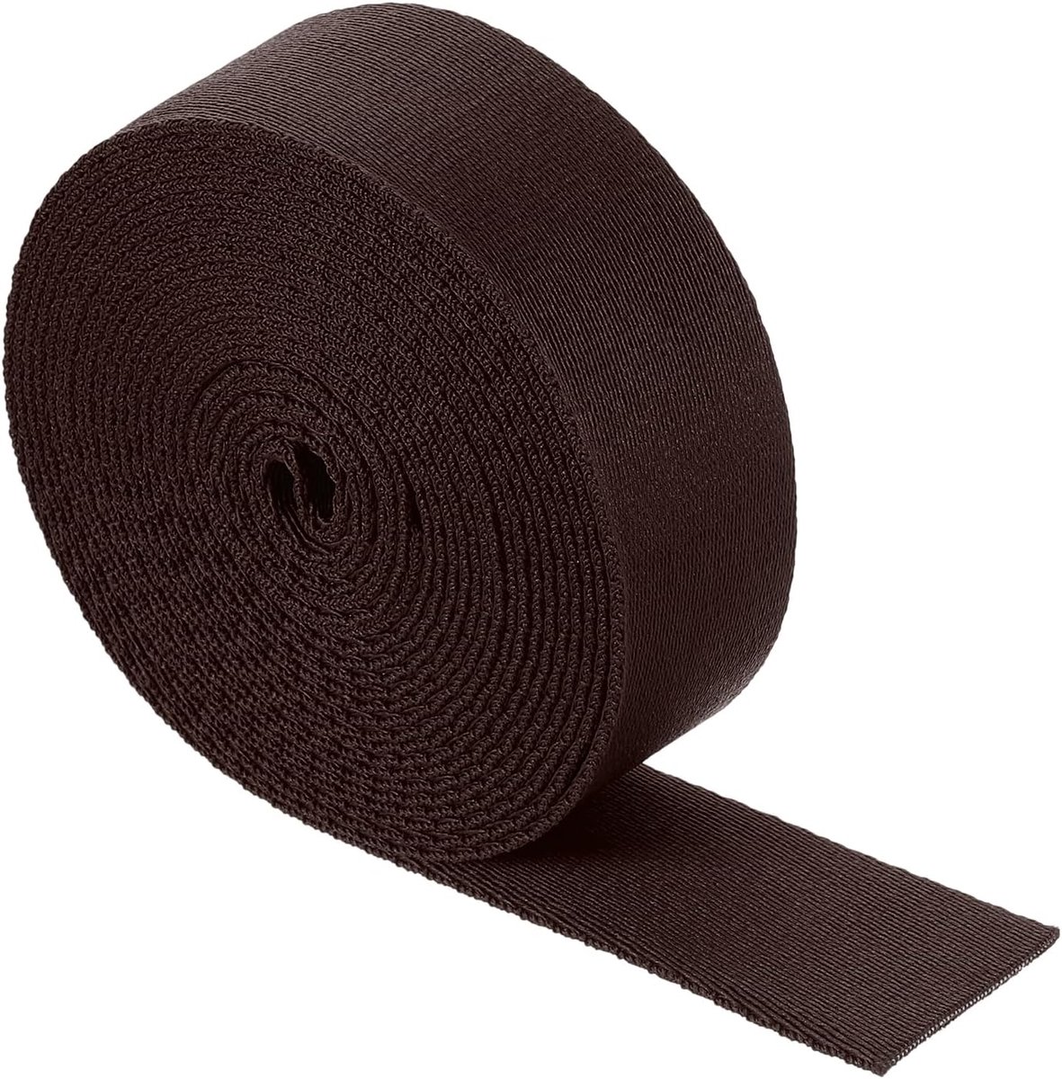 5 yards Nylon Webbing Strap, 38 mm Flat Webbing Straps Nylon Heavy Duty Webbing Strap voor Bagage Strap Backpack Repair DIY Crafting, Dark Coffee