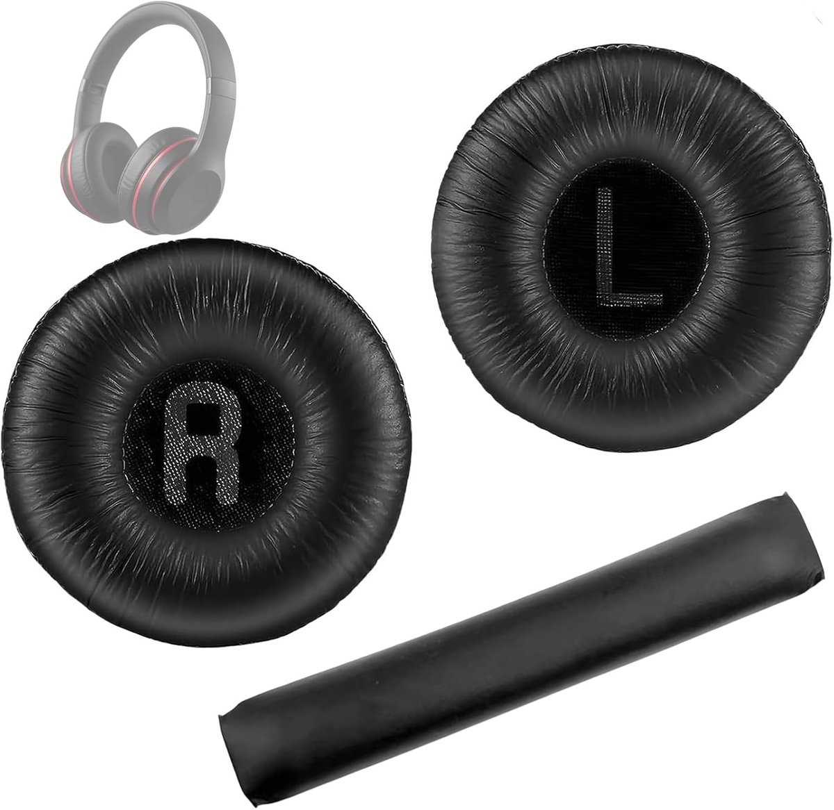 Oorkussens en hoofdband voor Tune600 T500BT 500BT 510BT 520BT T450 T450BT JR300BT hoofdtelefoon met traagschuim, ergonomisch design, eenvoudige installatie, isolatie en
