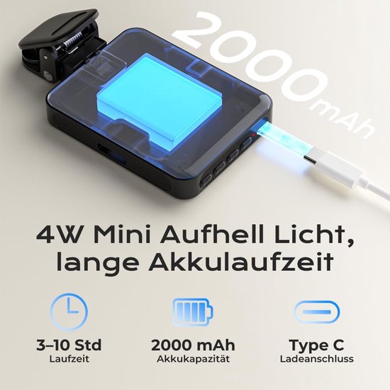 Lumiere Selfie-telefoon, 128 LEDS, RGB-Modus | Selfielamp 3000-6500 K 8 kleuren, met instelbare helderheid, oplaadbaar via USB, voor telefoon, camera, computer — afbeelding 4