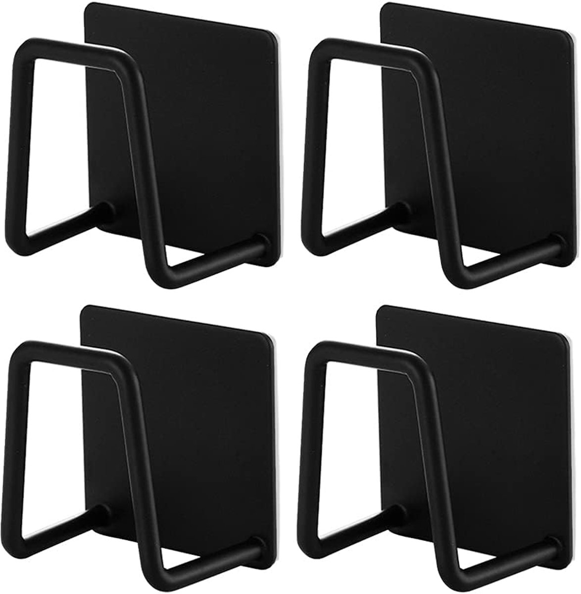4 stuks zelfklevende sponshouders, sneldrogend, spoelbaksponshouder, waterdichte sponshouder voor keukenaccessoires