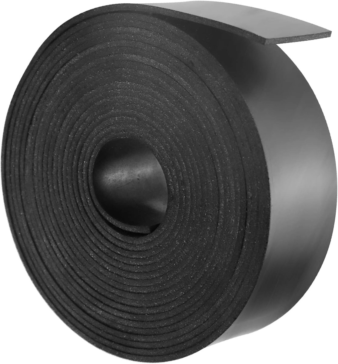 Rubberen Strips en Plaat, 25 mm (B) x 1,5 mm (D) x 3 m (L) - Massief Profiel Voor Doe-Het-Zelf Afdichtingen, Isolatie, Vloerbedekkingen en Bescherming