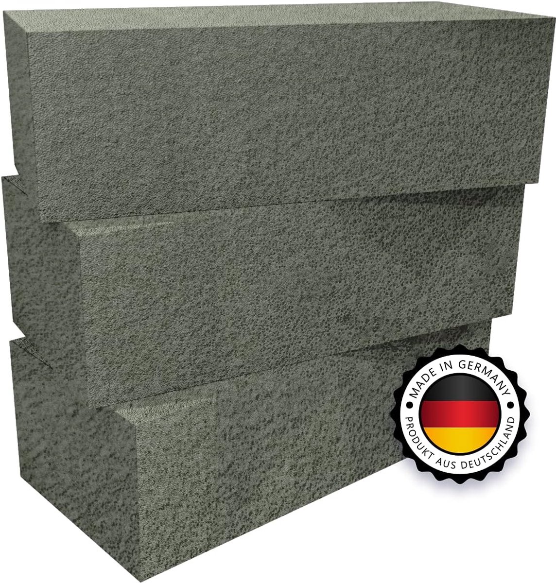 3 composti per tappi per fiori - set composto per tappi a secco 23 x 11 x 7,5 cm, plug mos, composto per tappi, mattoni plug-in per composizioni floreali - spugna plug-in per artigianato per feste