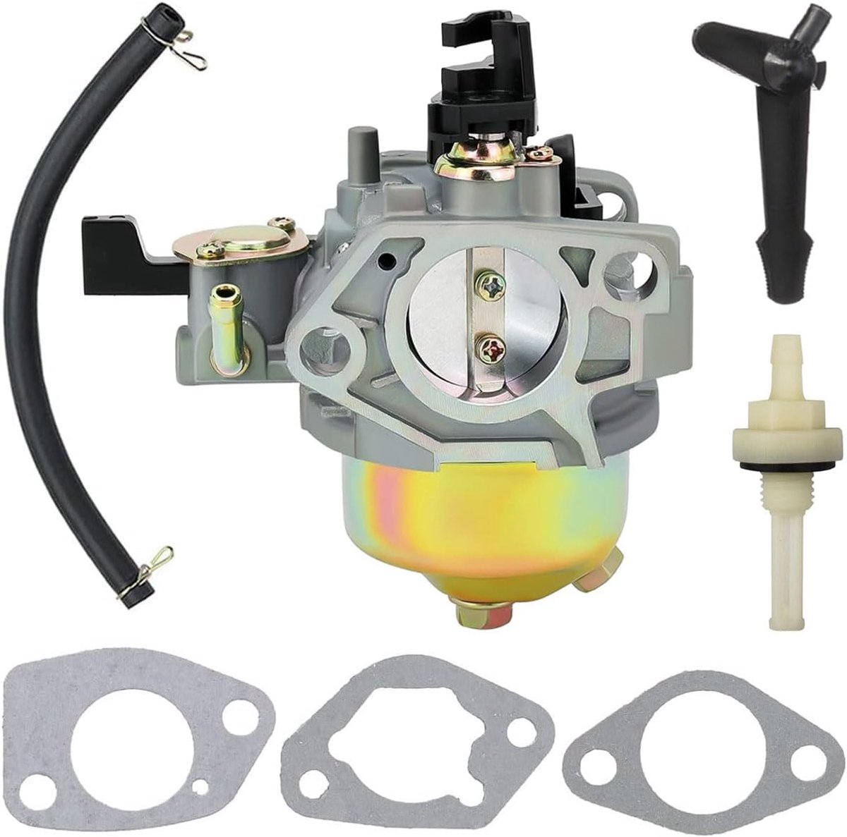 16100-ZF6-V01 Carburetor for Honda GX340 GX390 GX340U1 13HP 11HP 4-Stroke Engine, for GX340R1 GX340K1 WT40XK1 WT40XK2 WT40XK3Water Pump 16100-ZF6-V00, Compatible for Toro 22308 22330