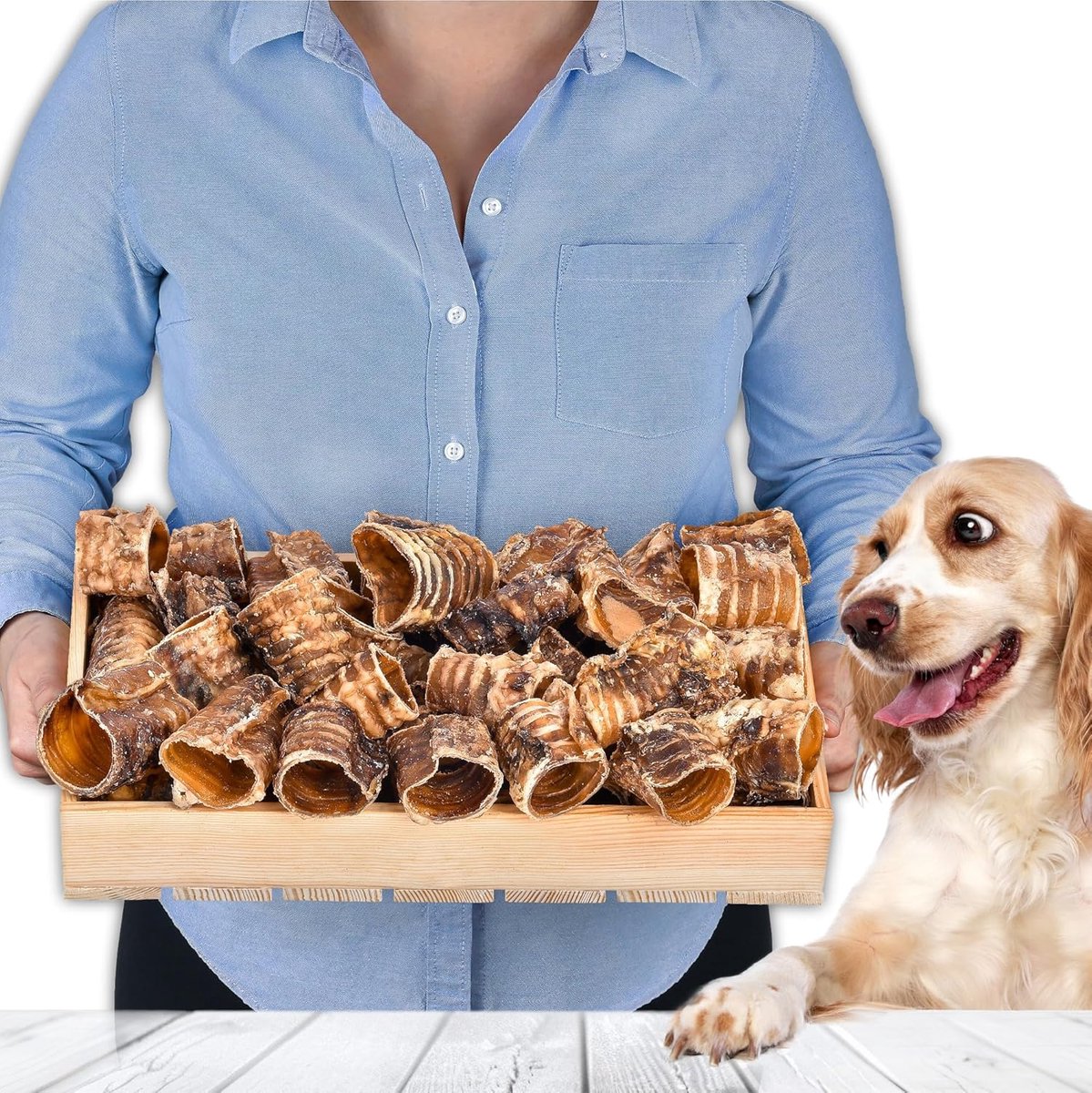 Thijox - Runderstrossen 5-8 cm voor Honden, 1 kg (ca. 50 Stuks), Natuurlijke Kauwsnack van 100% Rundvlees, Tandverzorging, Gewrichtsondersteuning, Zon