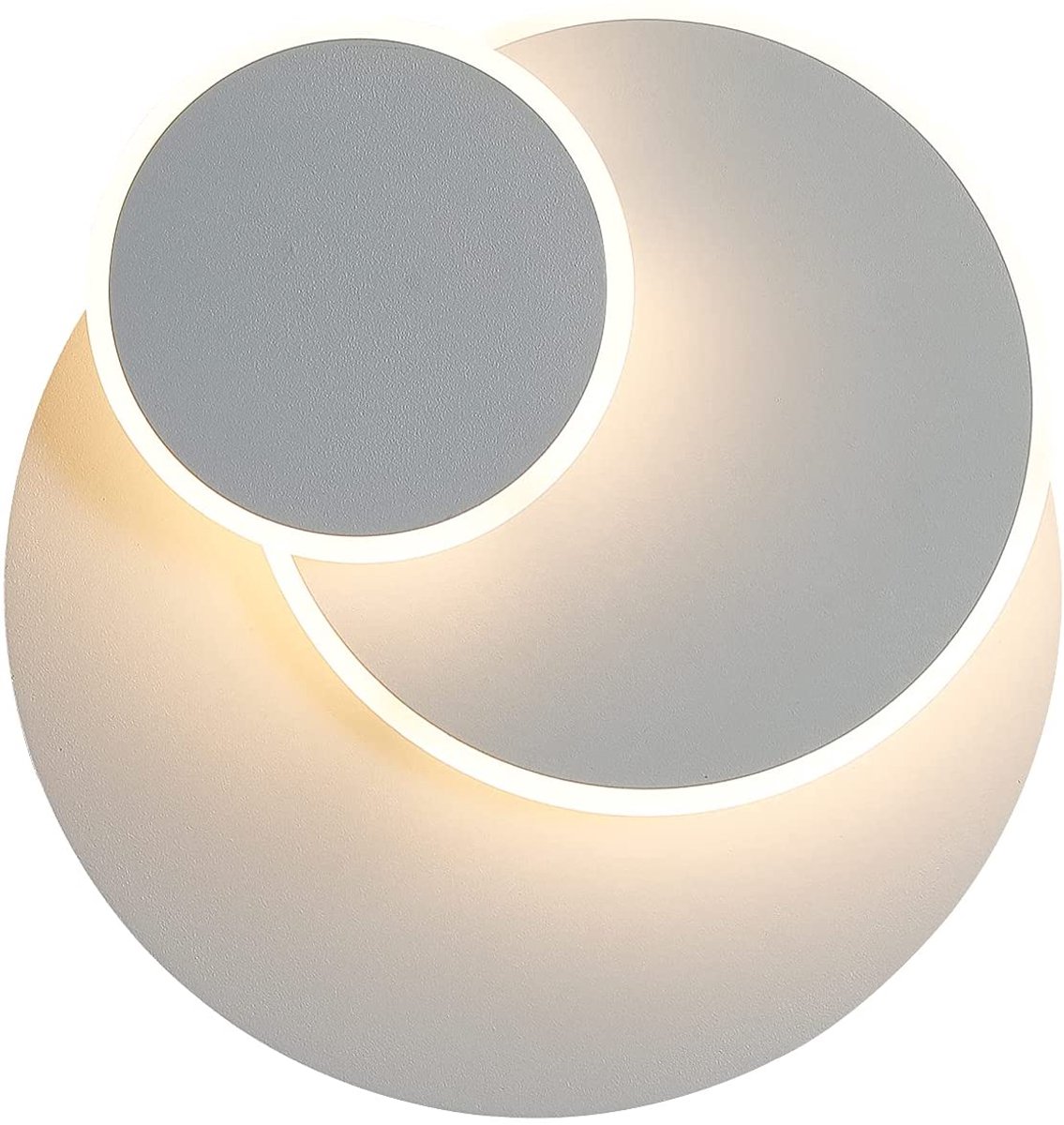 Riserva LED Wandlamp Modern Wit Rond 15W 1700LM 3000K Warm Licht Aluminium Acryl Binnenverlichting