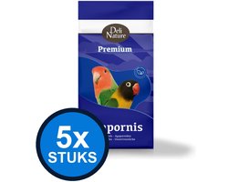 5x Deli Nature - Premium agapornide 1kg - Vogelvoer - 1 kg