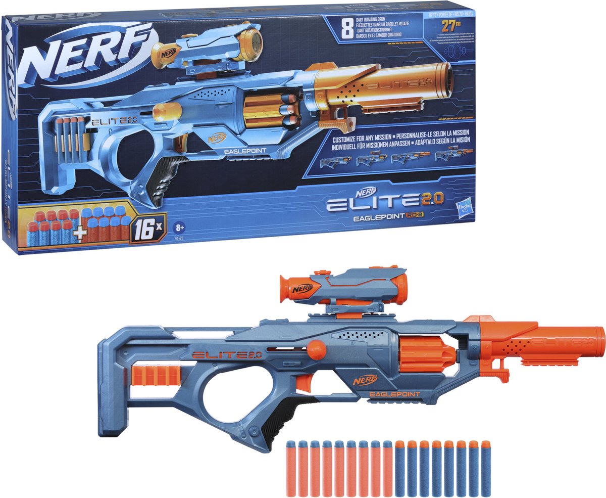 NERF Elite 2.0 Eaglepoint RD 8 - Blaster — afbeelding 12