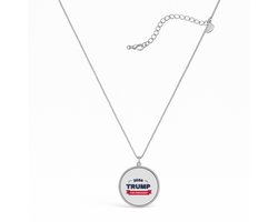 Trump for president 2024 ketting - ketting met hanger - President - Trump aanhangers - verjaardagscadeau - support - kado - ketting dames - ketting heren