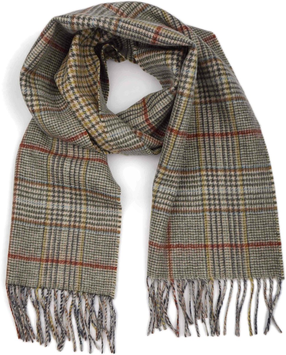 Barbour Sjaal Macklow Reversible Lambswool Tweed Multi - Maat - Heren