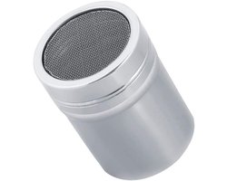 Stainless Steel Poeder Shaker voor Cacao, Chocolade en Suiker - Ideaal voor Kruidenierswaren en Bakken