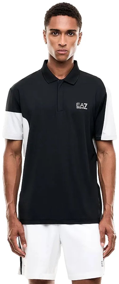 Ea7 Emporio Armani 7m002493_af13689 Korte Mouw Poloshirt Zwart S Man