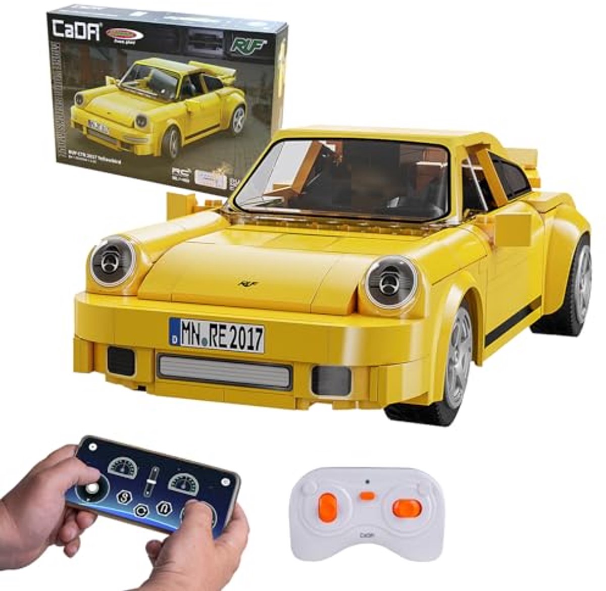 CaDA C51079W - RUF CTR 2017 - RC bouwset snelheid tot 5,7 km/u
