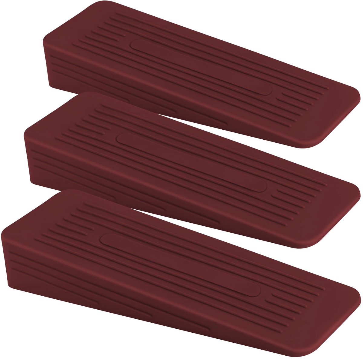 AFFIXERS Set van 3 deurstoppers antislip, duurzame en robuuste rubberen deurstopper, ideaal voor alle soorten vloeren - ShopVlot