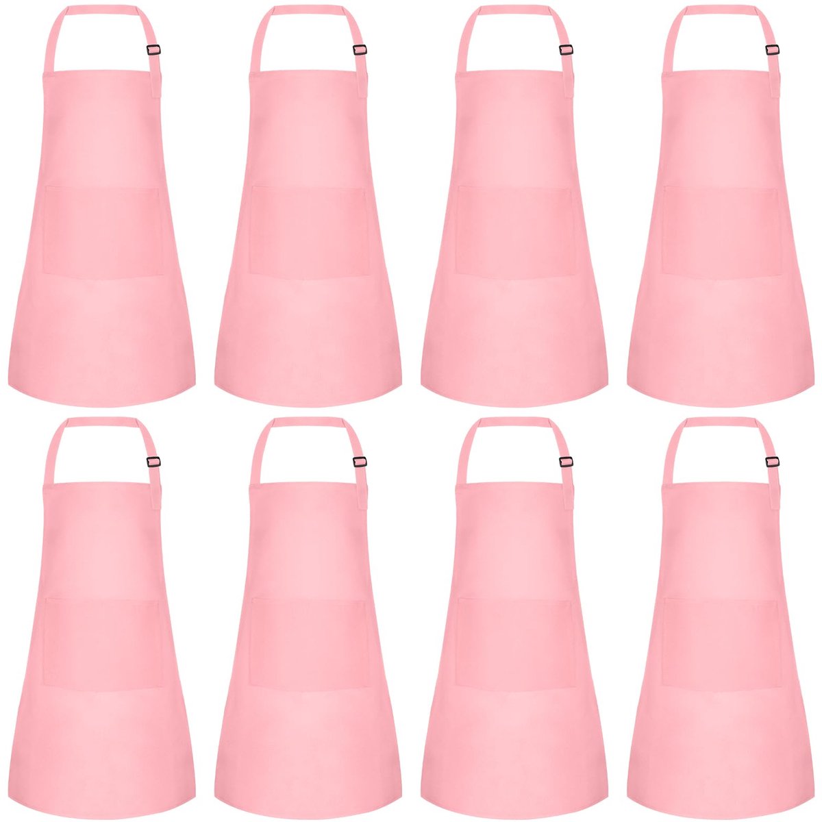 Kids schort 8/12/24 pack - verstelbaar - met 2 zakken - ideaal voor koken en schilderen - ShopVlot