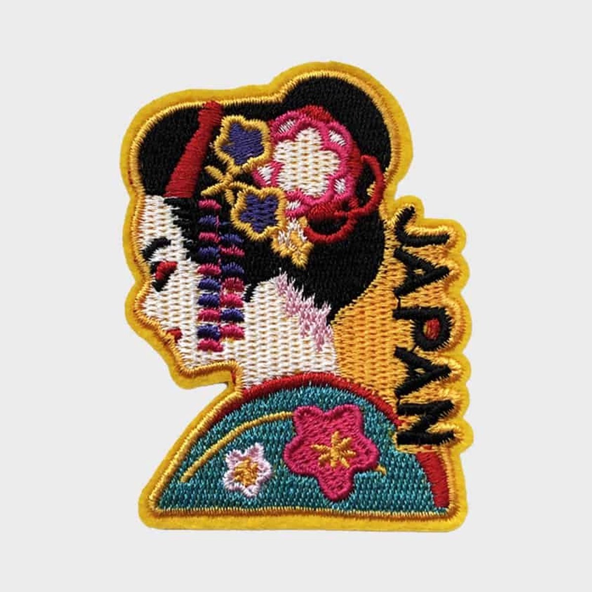 Patchy® – Geisha Japan Strijk Embleem Patch 8 x 5.4 cm