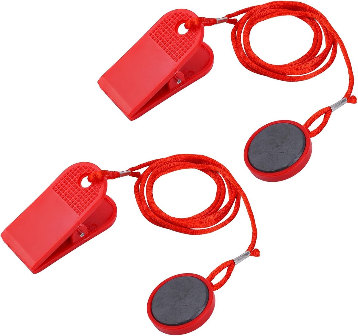 Veiligheidsschakelaar voor Loopband - 2 Stuks Magnetische Sleutels, Universele Vervangingen voor Loopbanden, Onderdelen voor Diverse Loopbandmodellen