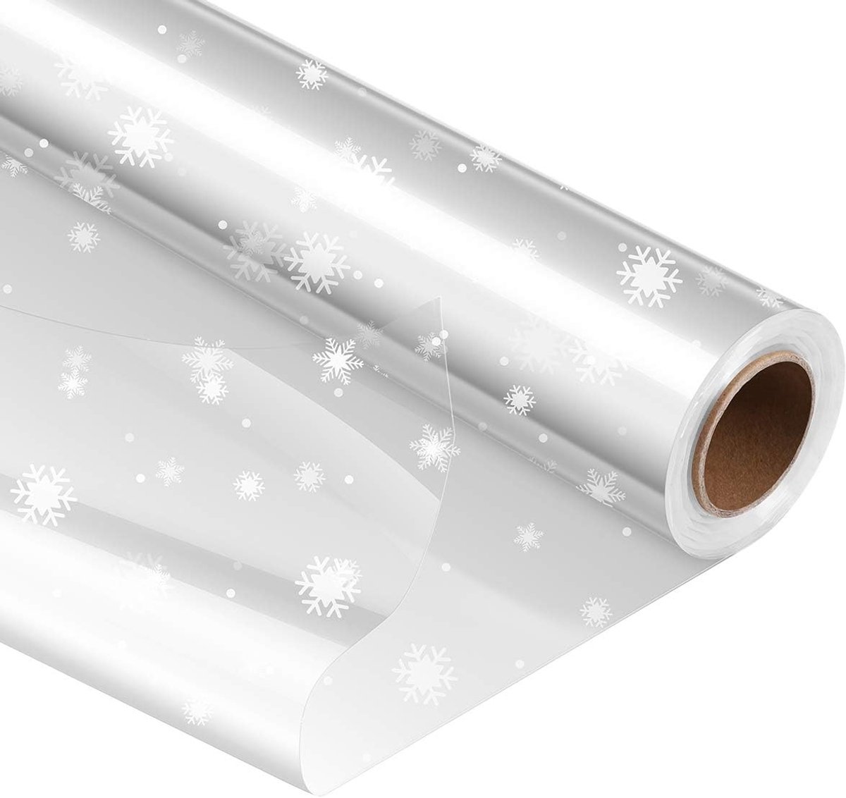 Transparante Cellofaan Rol 80cm x 30m voor Cadeaus, Kerstversiering, Gift Basket Verpakking, 3.0 Mil Dikte, Ideaal voor Feestelijke Gelegenheden
