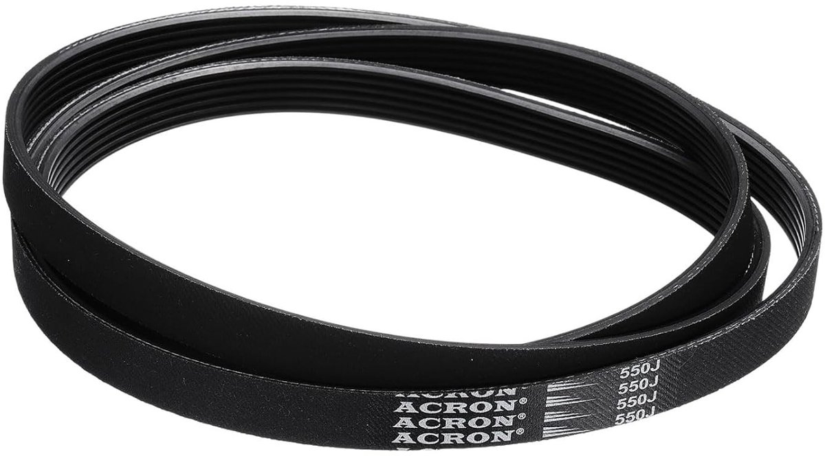 Poly-V V-snaar 6 Ribben 55 Inch Lengte x 0.55 Inch Breedte x 0.14 Inch Hoogte, EPDM Materiaal, Duurzame Meervoudige Ribbel Snaar
