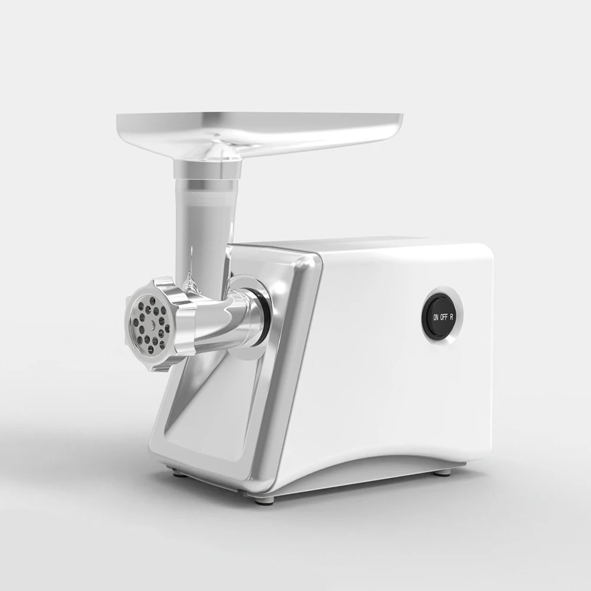 North Collective Elektrische Vleesmolen - Gehaktmolen - Keukenmixer - Keukenmachine - Foodprocessor - 3 snijplaten - 800W - RVS