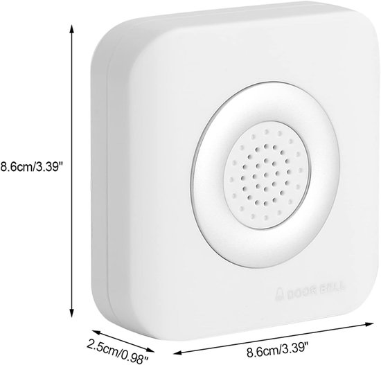 Doorbell, Doorbell DC 12V External Wired Doorbell Safe Electric Bubbles Bell Signal for Home Office Access Control - ShopVlot — afbeelding 4
