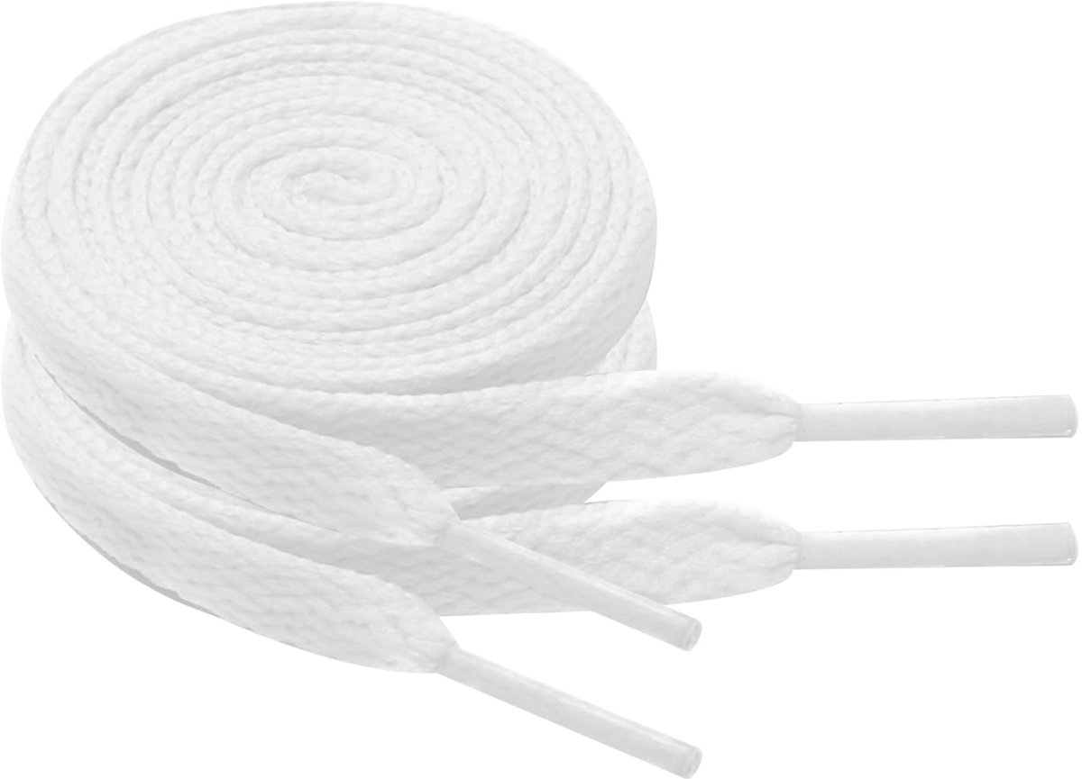 North Bund Schoenveters, plat, 2 paar, 8 mm, schoenveters, sneakers, verkrijgbaar in verschillende kleuren, 60-180 cm - ShopVlot
