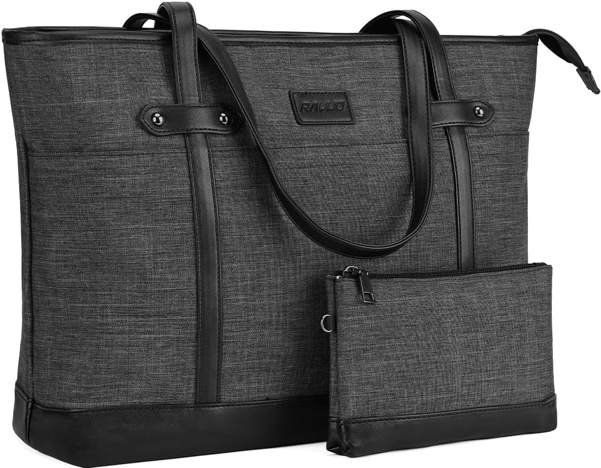 Laptop Tote Bag 15.6 Inch - Waterafstotend - Met Schouderband - Ideaal voor Werk - ShopVlot