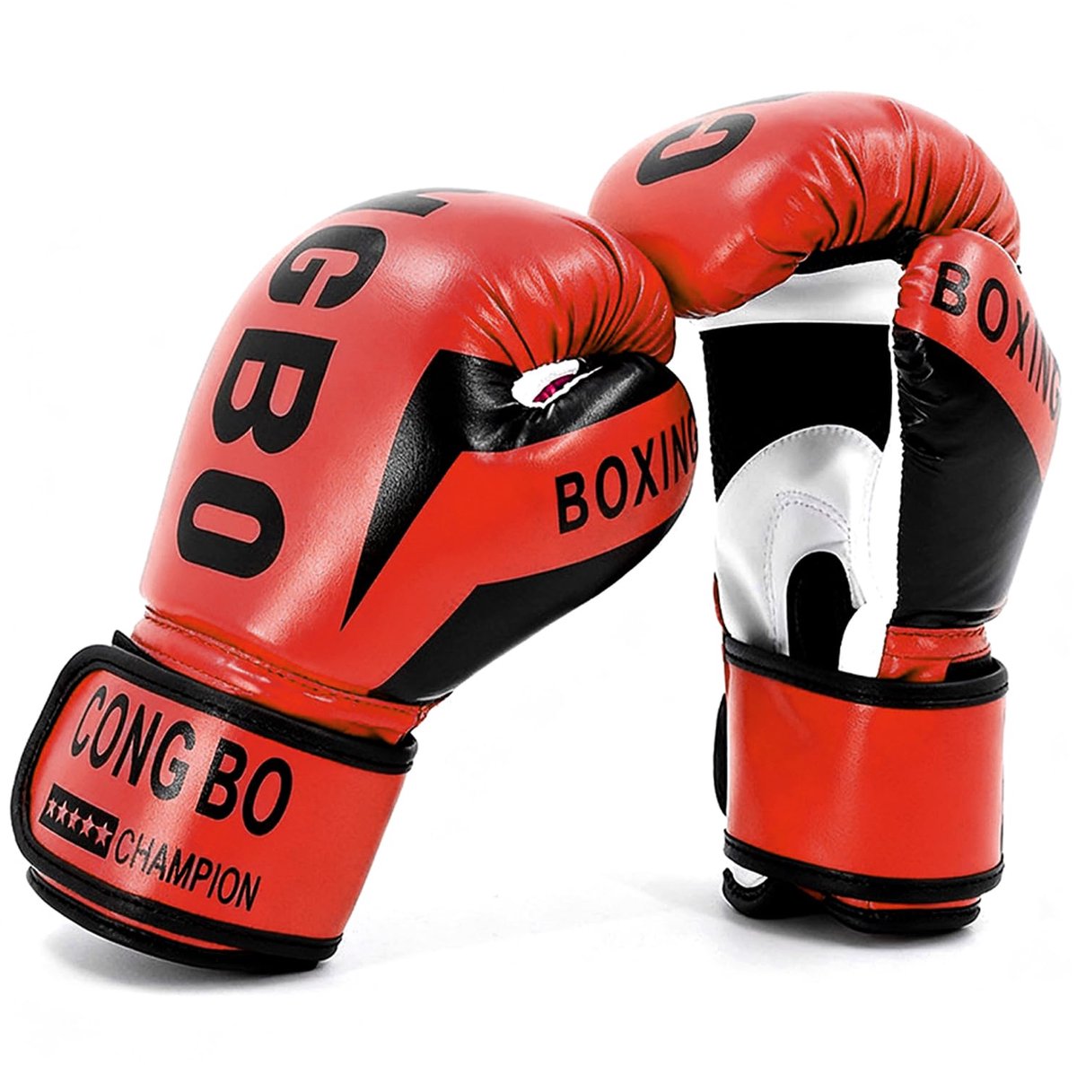 Bokshandschoenen 6oz junior - leer - trainingshandschoenen - ideaal voor sparren - ShopVlot