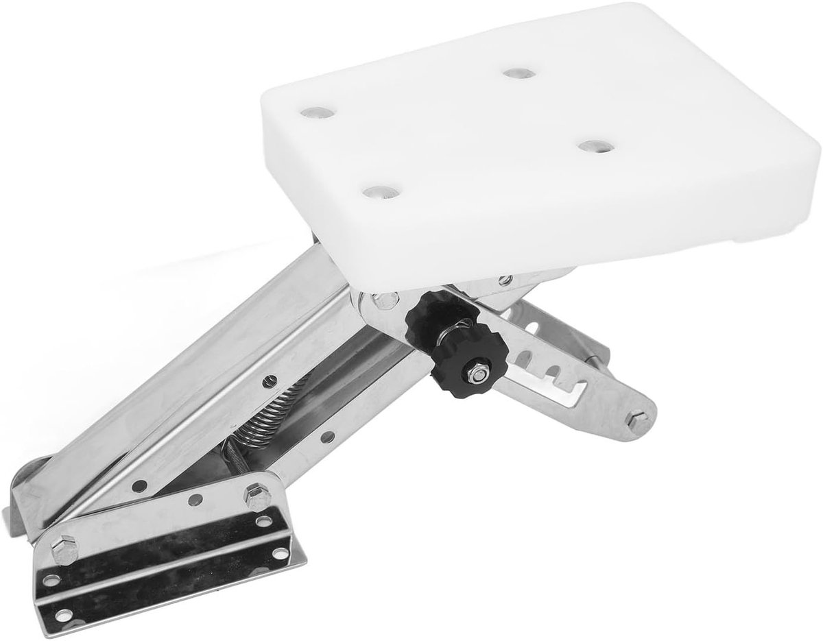 Stevige Buitenboordmotor Steun van RVS 304 voor Motoren van 7.5 tot 20 PK, Tot 110 lbs Belastbaar