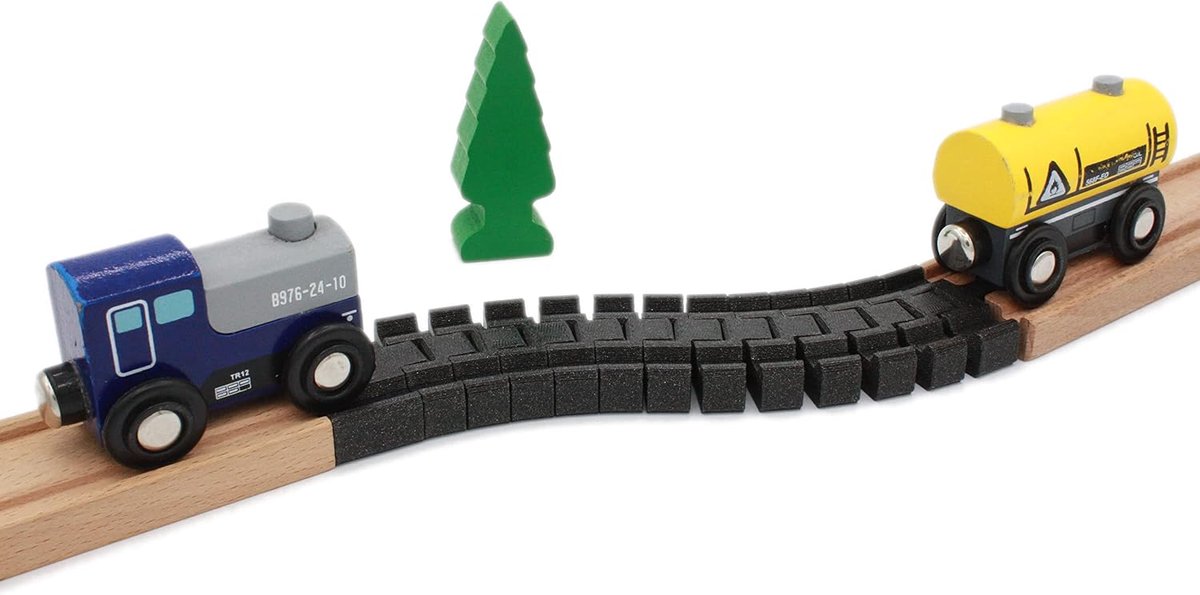 Flexible rail for wooden train - ShopVlot