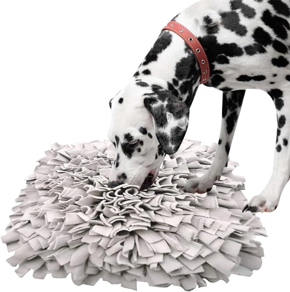 Honden Voedingsmat - Voer Puzzel - Stimuleer Geurvermogen - Machinewasbaar Scheurvast - 45 x 45 cm - Grijs