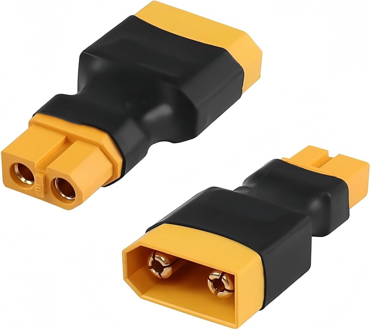 Adapter van XT90 naar XT60, Goud Geplateerde Koperen Plug, Drones en Batterijen, Draagbaar Ontwerp, Duurzame Constructie, Hoogwaardige Verbindingen