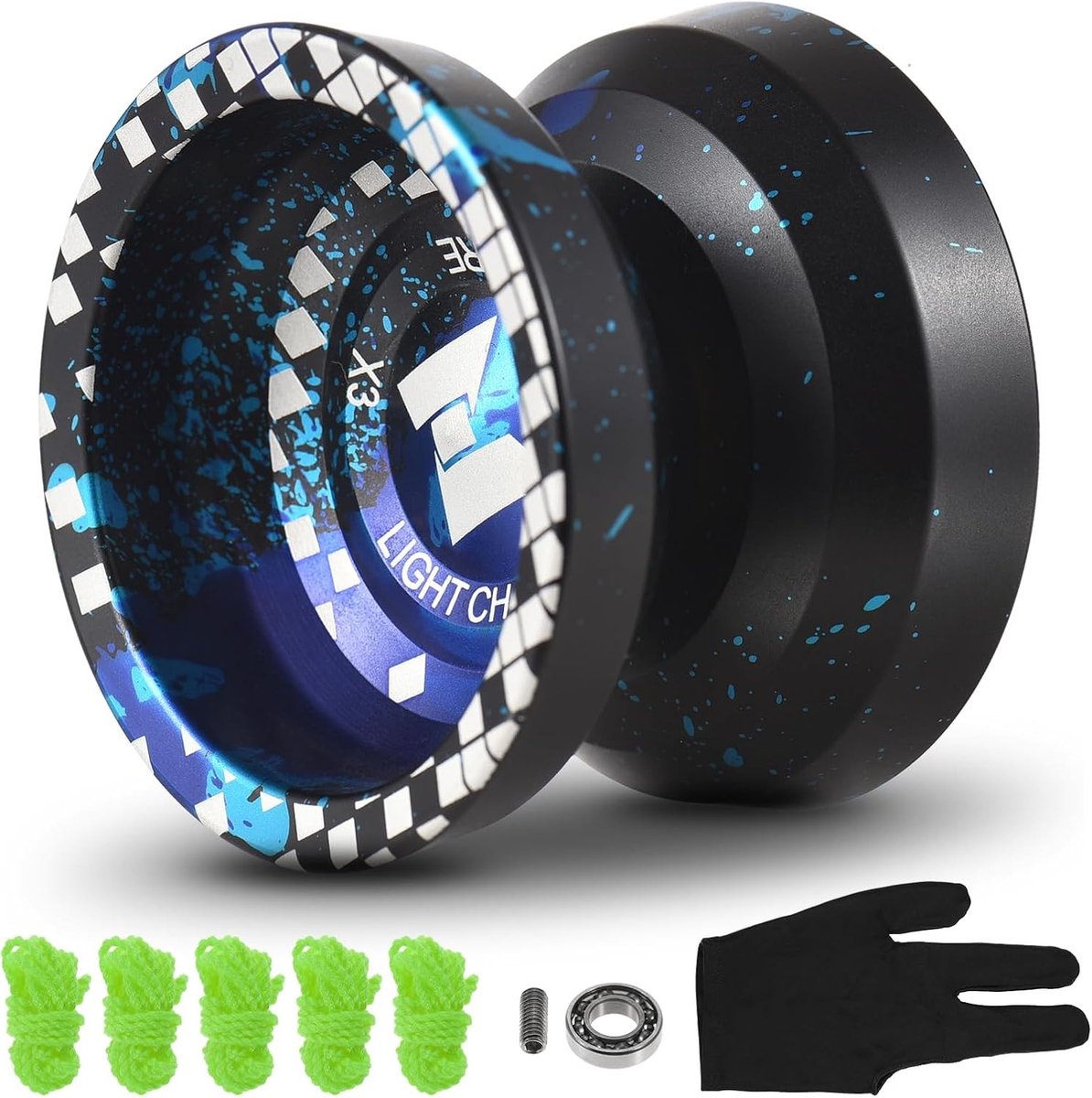 Professionele Aluminium Yoyoball met Responsieve en Inresponsieve Lagers voor Beginners en Gevorderden