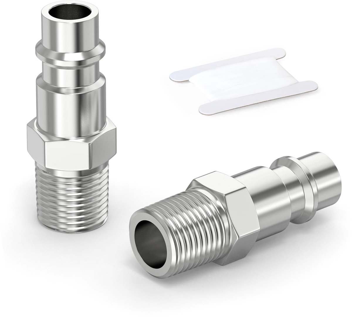 Luchtlijn koppelingen 1/4 inch - BSP mannelijke draad - 2 stuks - voor luchtcompressor - ShopVlot