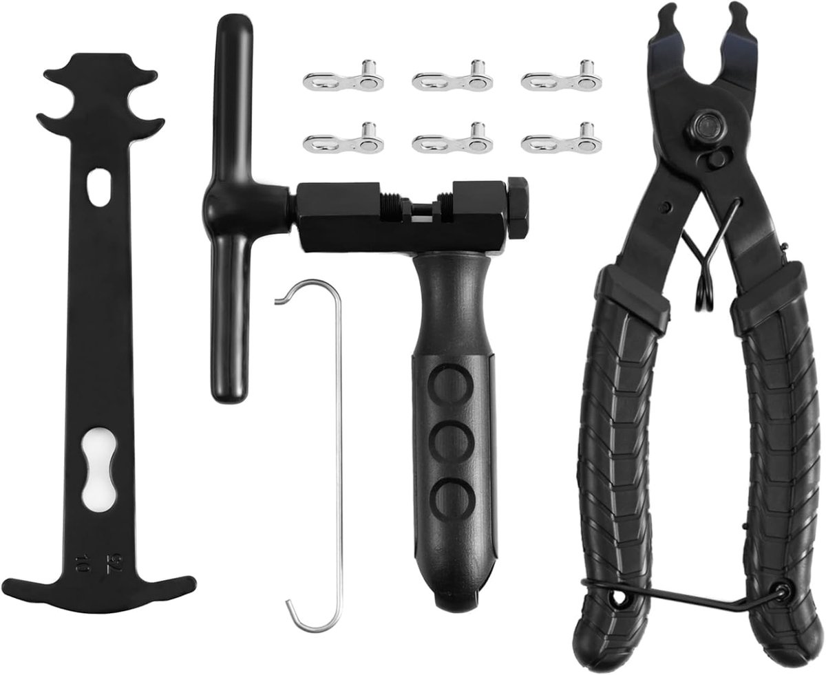 Fietsketting reparatieset - 6-10 versnellingen - hoogwaardig staal - ideaal voor kettingreparaties - ShopVlot