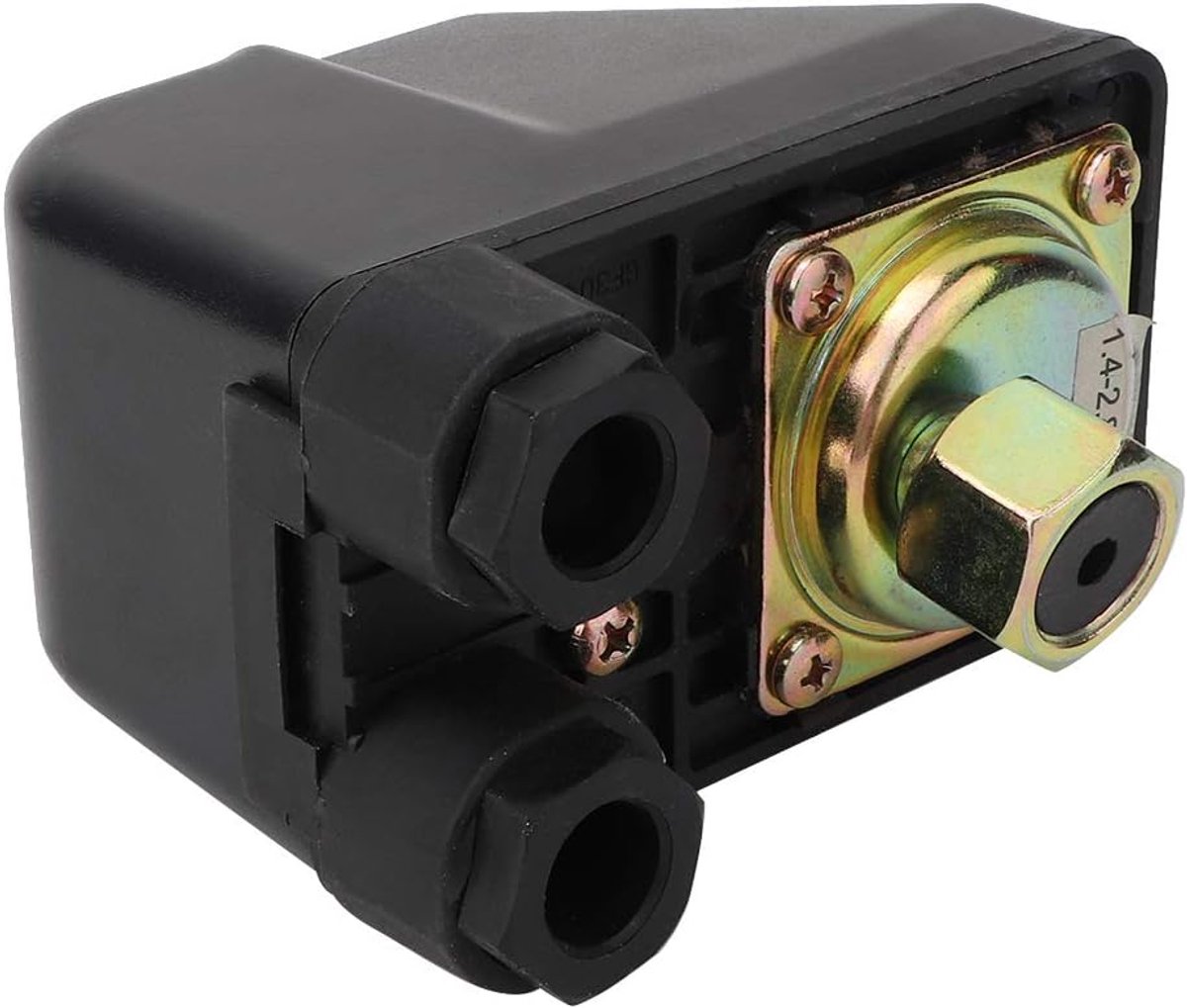KRS-5 Water Pump Pressure Switch, 380V 3 Phase, 3/8 NPT, 15-80 PSI Adjustable, IP44 Waterproof, for Garden and - ShopVlot