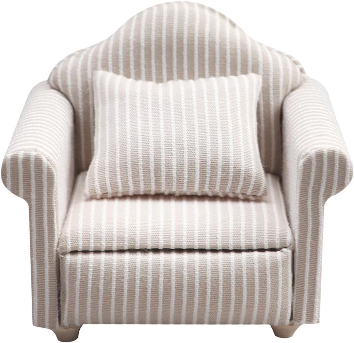 Miniature Sofa Sofa Dollhouse Accessories Wooden Dollhouse Furniture Miniature Accessories(A) - ShopVlot