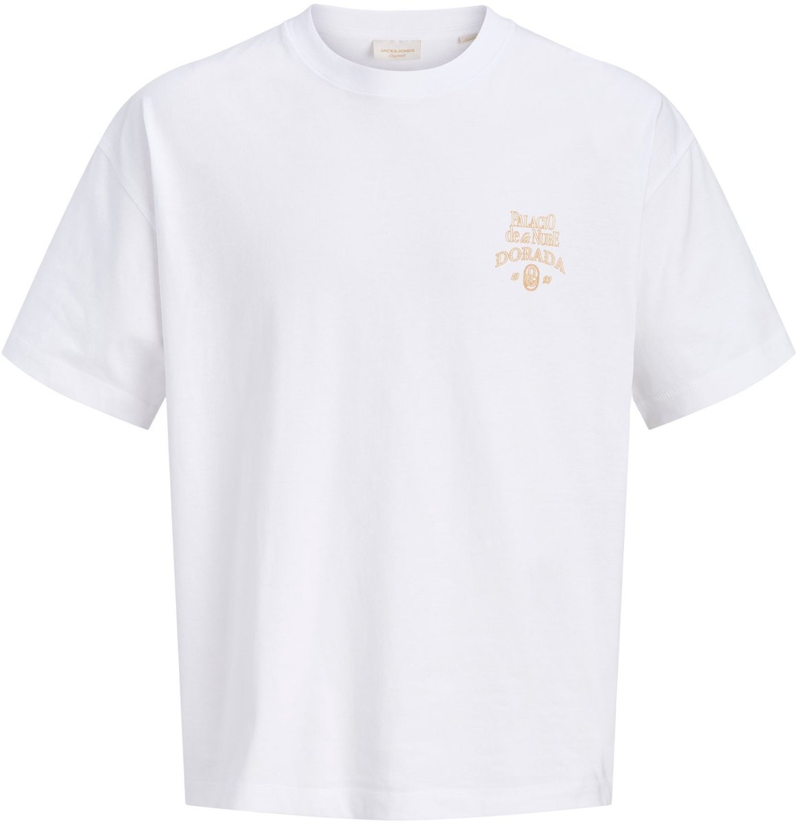 JACK&JONES - JORCHAMBERI TYPO TEE SS CN - Heren - T-shirts