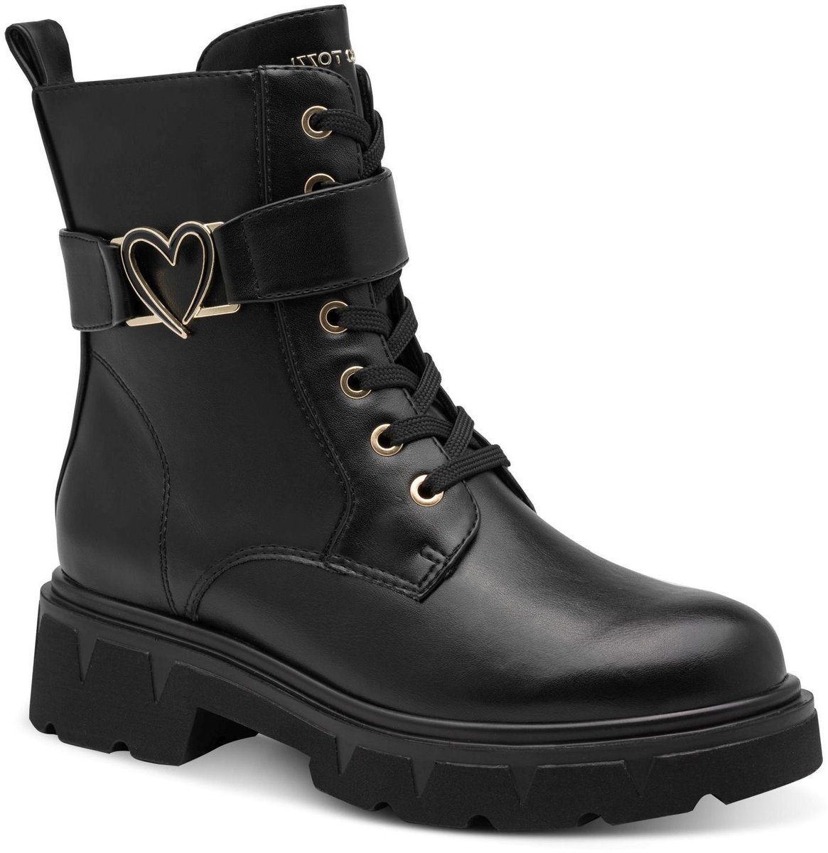 Marco Tozzi Dames Enkellaarsje 2-25247-47 001 F-breedte Maat: 38 EU