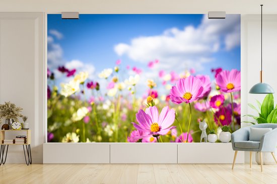 Papier peint - Papiers Papier peint photo - Fleurs en pleine floraison - Largeur 420 cm x hauteur 280 cm
