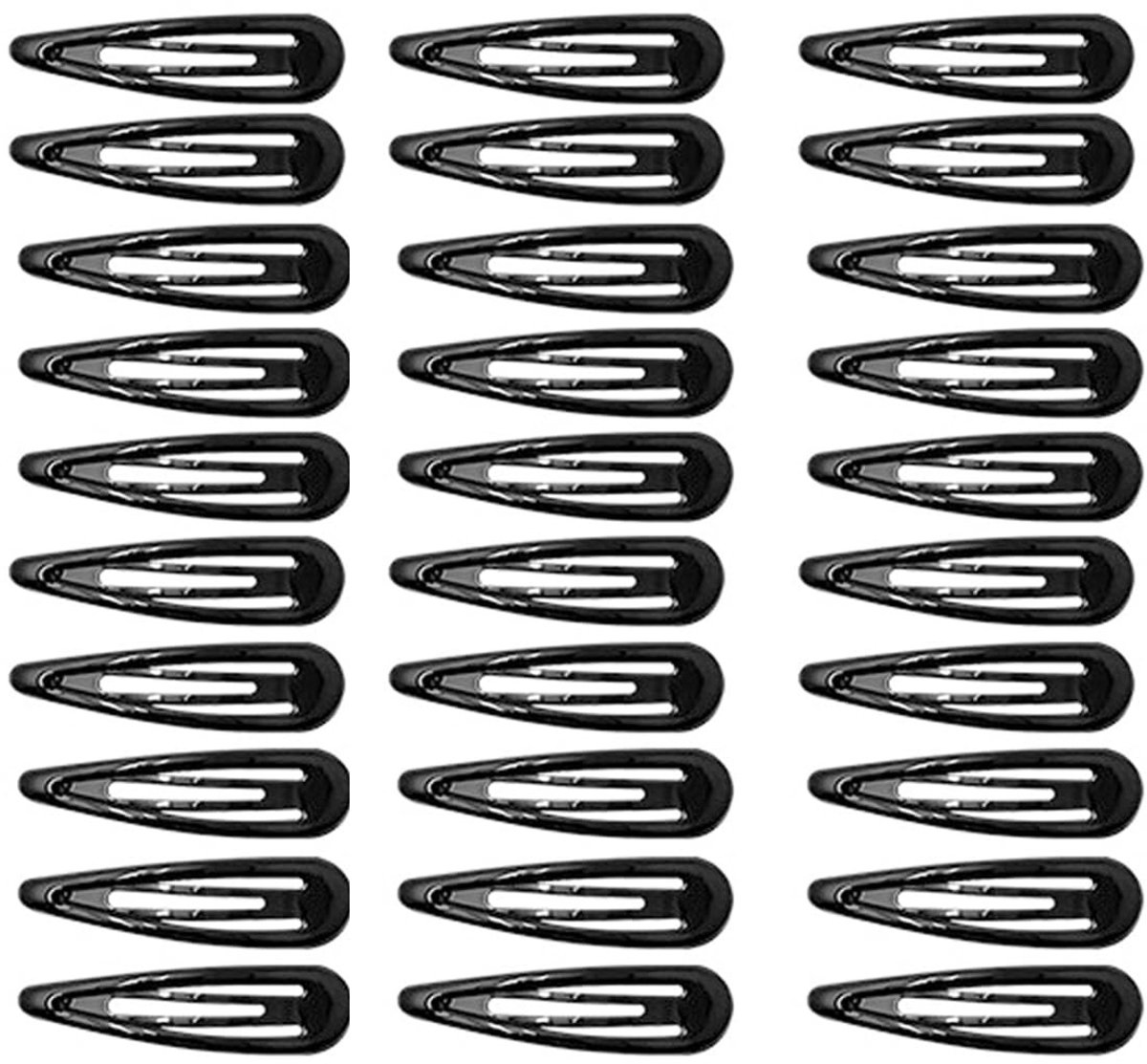 Dailygoods - 30 stuks haarspelden voor meisjes, roode, snap-haarspelden, geen slip, haarspeld voor meisjes en vrouwen, haarsieraden, haaraccessoires, haarspeld