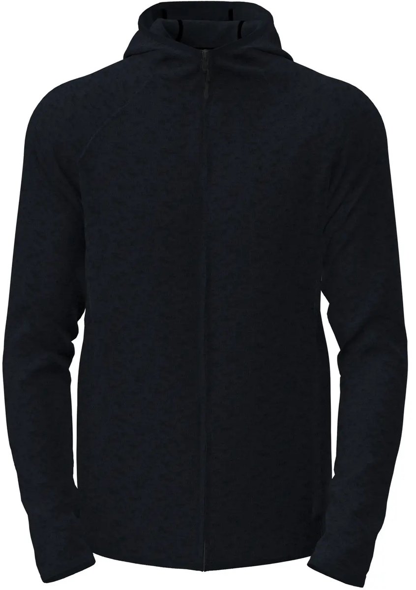 Stedman Lux Hooded Knitfleece Jacket S5460 Midnight Heather Blauw