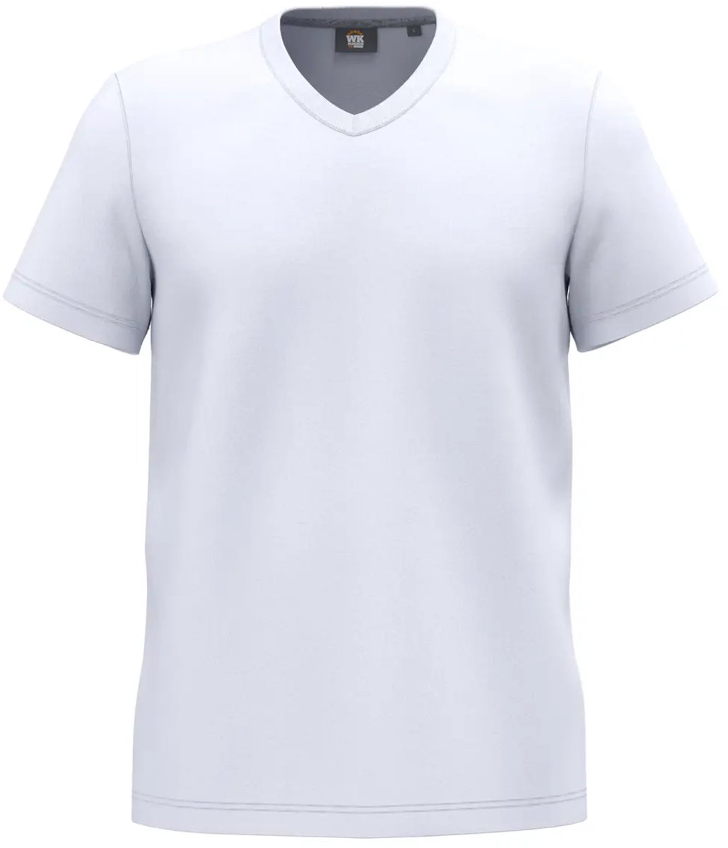 Ethische V-hals T-shirt met antibacteriële eigenschappen WK. Designed To Work