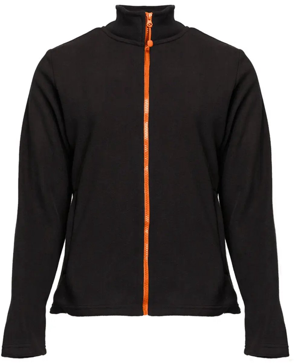 Damesfleece met rits Black & Match Grizzly