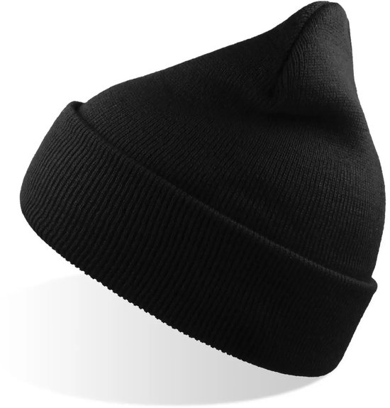 Atlantis Headwear - Wind Beanie Recycled - Black - One Size