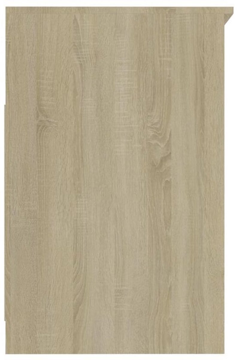 Sideboard – Dressoir – Opbergkast – Kast – Ladenkast – Sonoma Eiken – Compact Ruimtebesparend – Hout Met Metalen Accenten