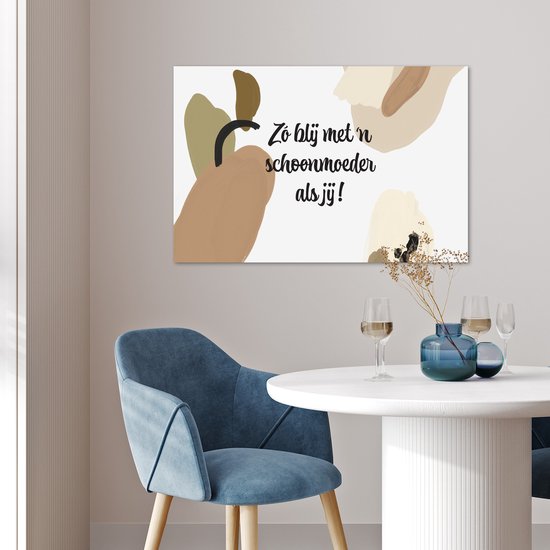 Affiche Cadeau pour femme - Belle-mère comme toi - Pastel - 60x40 cm