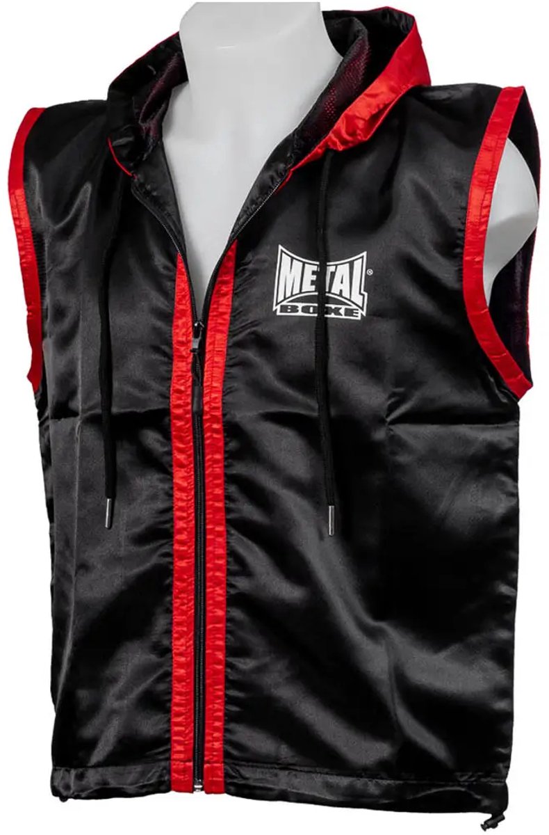 Boksersweater met capuchon Metal Boxe Zwart