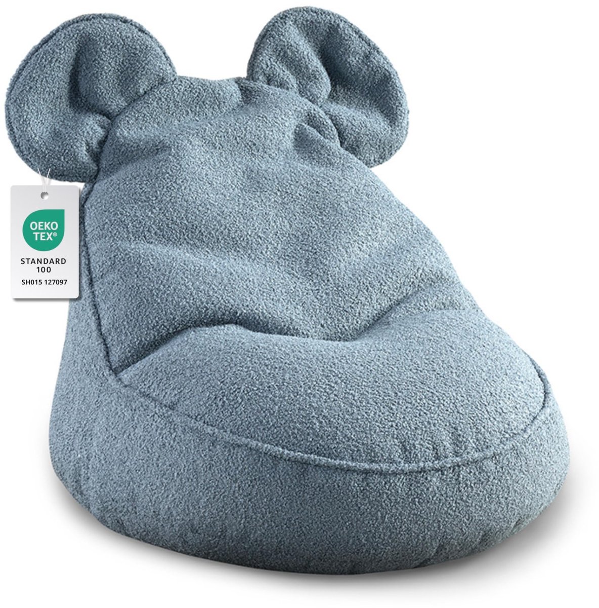 Dailygoods- Zitzak Kinderen - Comfortabel Zitkussen - Zitzak met Oren - Lichtgewicht - Multifunctioneel - Kindvriendelijk Ontwerp