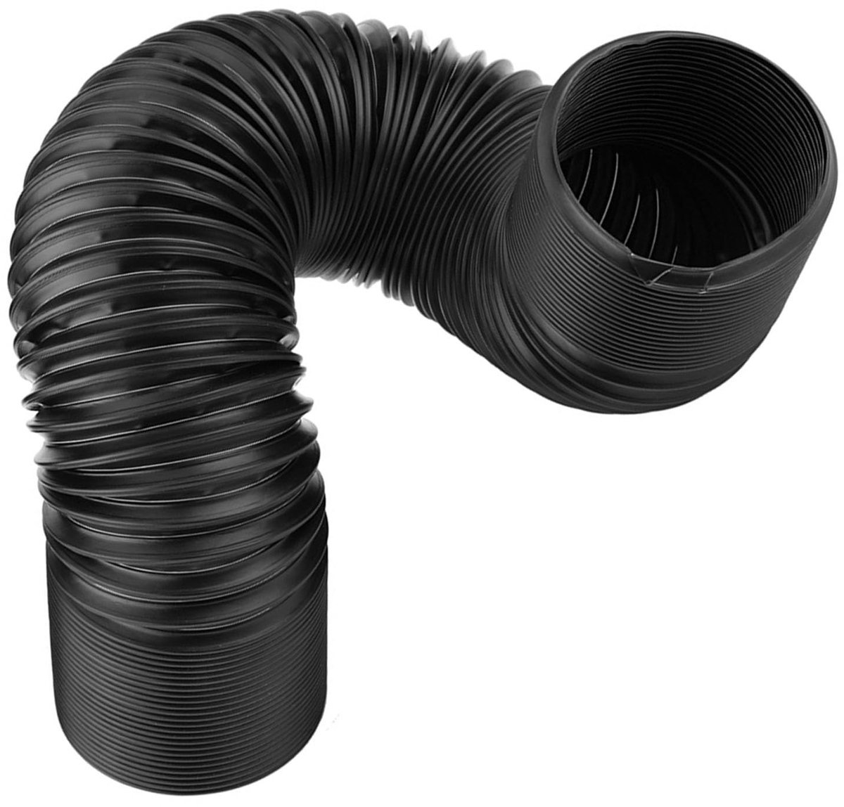 Dailygoods- Luchtinlaatslang Universeel - Flexibele Expansiepijp - Ducting Slang - Kunststof - 63 mm/76 mm - Eenvoudige Installatie - Inlaatslang