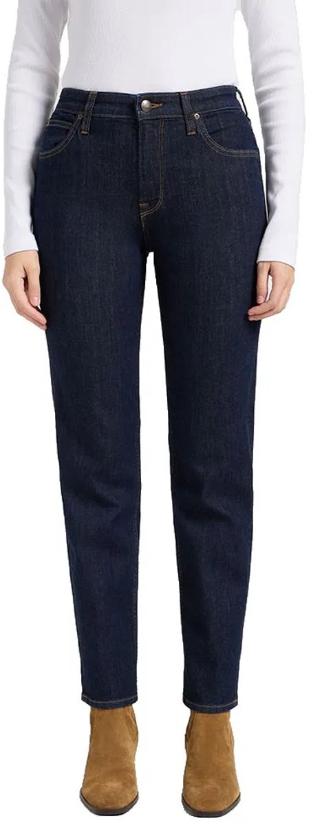 Lee Carol Dames Straight-fit Jeans Deepest Space Blauw